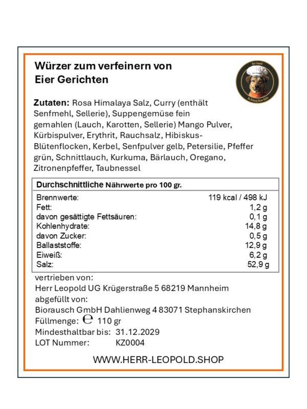 Gewürzmischung Eier
