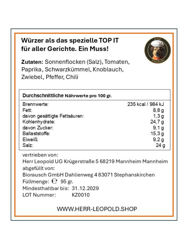Gewürzmischung Top It