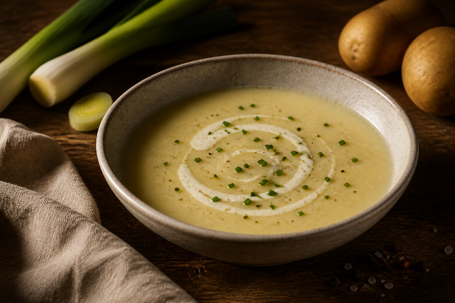 Kartoffel-Lauch-Suppe